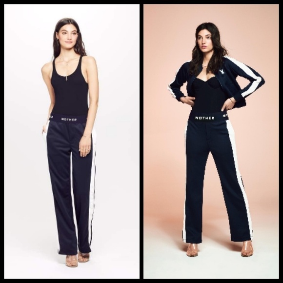 💕MOTHER💕 Quickie Zip-It Greaser Track Pants XS - Picture 1 of 8